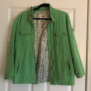 Talbots Floral Coat
